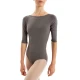 Capezio Essential boatneck, body pentru femei cu mânecă 3/4 Capezio Essential boatneck, body pentru femei cu mânecă 3/4