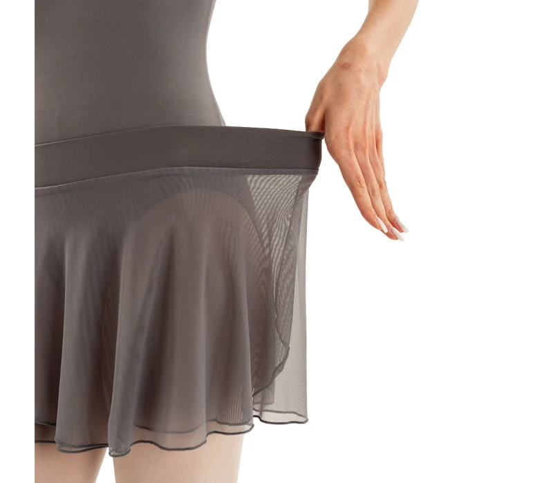Capezio Essential Pull on Skirt, fustă pentru dame cu bandă elastică - Gri