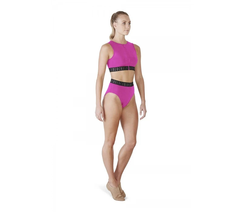 Bloch Ladies Tegan Hight Waist, chiloţi de damă - Roz candy Bloch