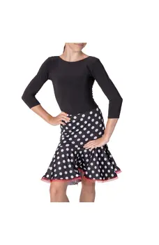  Fustă latino basic pentru copii cu buline