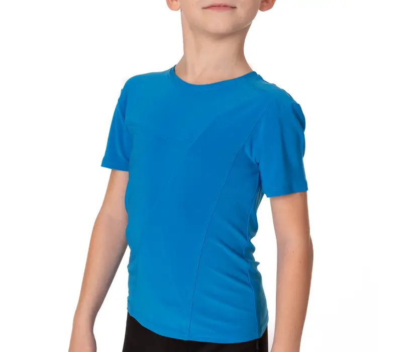 Tricou pentru baieti dans de societate basic - Albastru