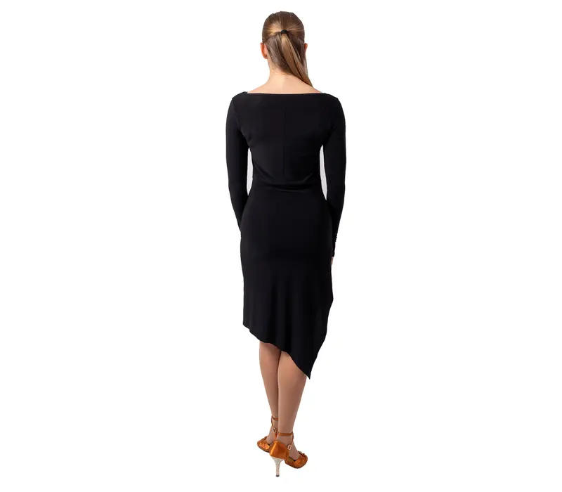 Rochie de damă pentru dansuri latino Basic - Negru