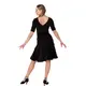 FSD 480 Nella, rochie cu aplicaţie de catifea pentru dame