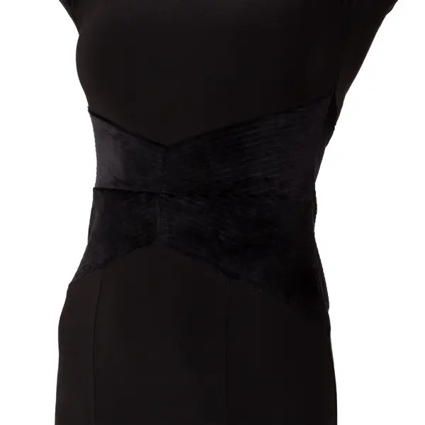 FSD 480 Nella, rochie cu aplicaţie de catifea pentru dame