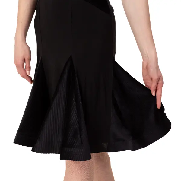 Nella, rochie cu aplicaţie de catifea pentru dame