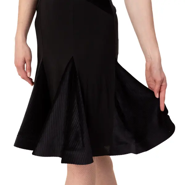 FSD 480 Nella, rochie cu aplicaţie de catifea pentru dame