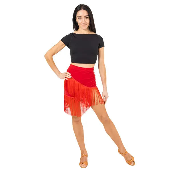 Capezio Clover Crop Top, top latino de damă Capezio Clover Crop Top, top latino de damă