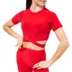 FSD Beny, top pentru femei cu mânecă scurtă și cu șnur de prins - Roșu FSD Beny, top pentru femei cu mânecă scurtă și cu șnur de prins - Roșu