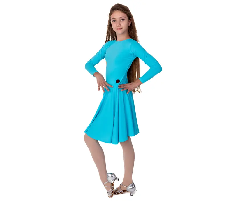 FSD Agnes, rochie pentru fete  - Turcoaz