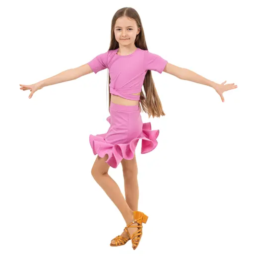 FSD Benita, top cu mâneci scurte și șnur pentru fete FSD Benita, top cu mâneci scurte și șnur pentru fete