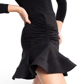 FSD Olivia, rochie dans latino pentru fete  - Negru