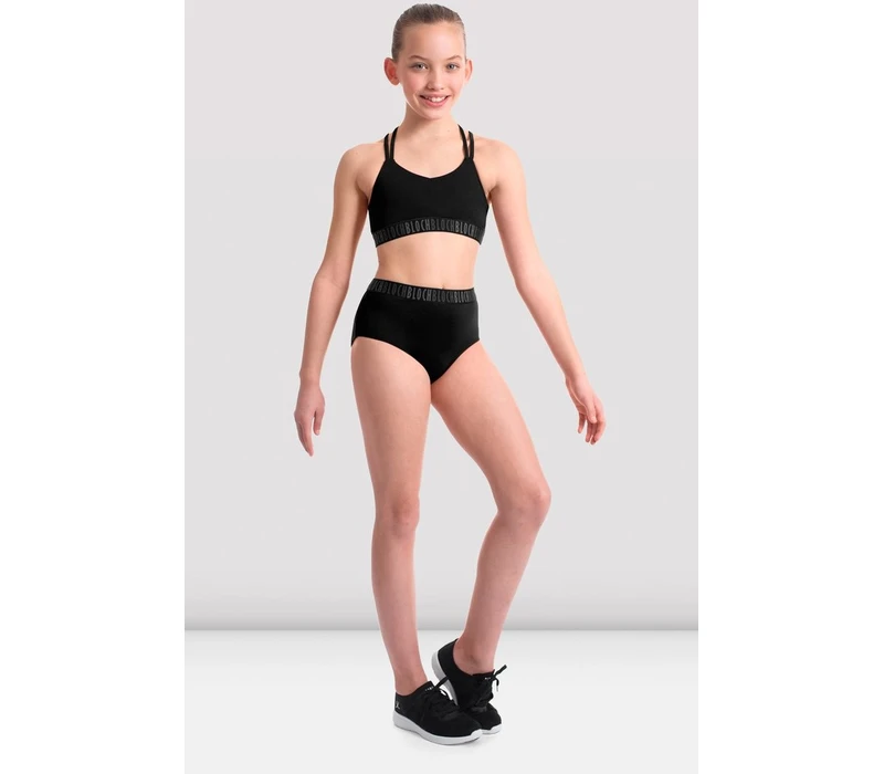 Capezio Stick The Landing Bra Top, sutien sportiv - Negru