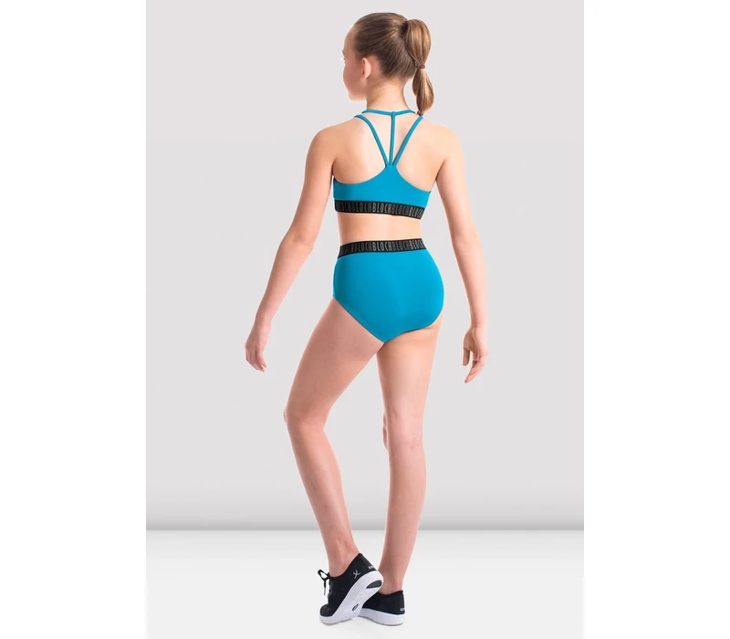 Capezio Stick The Landing Bra Top, sutien sportiv - Turcoaz