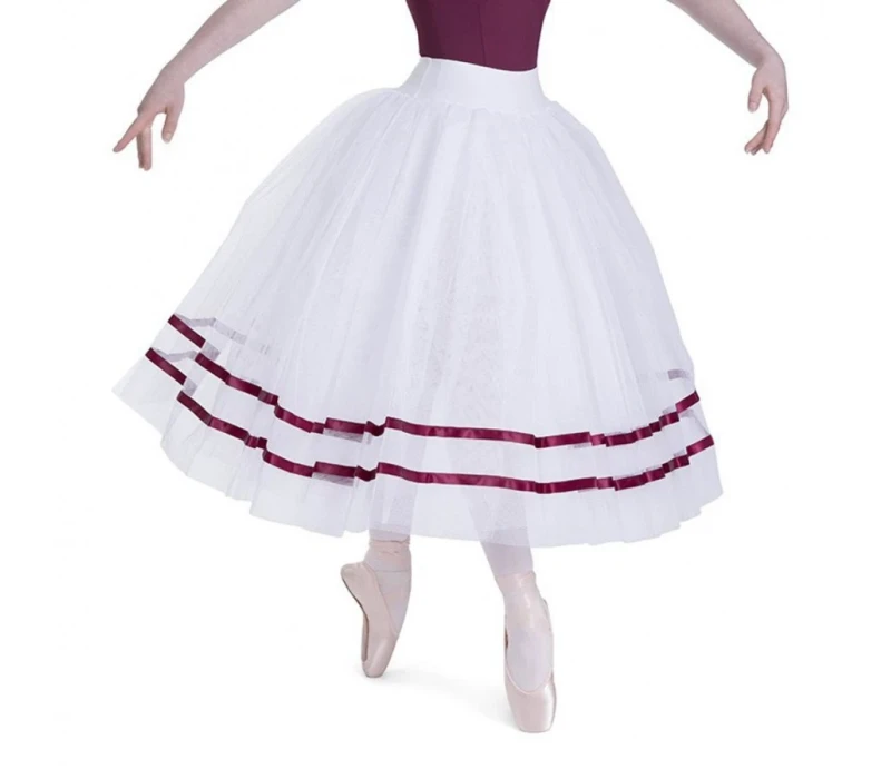 Freed of London Romantic, fusta tutu - Alb/port
