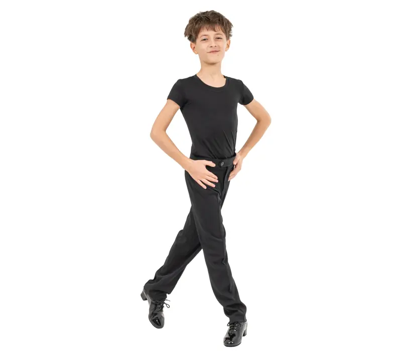 Grand Prix Aaron balroom, tricou băieți - Negru