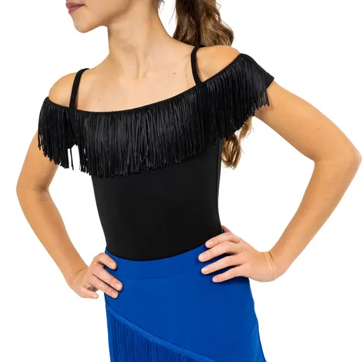 Cardi, dres cu franjuri pentru fete