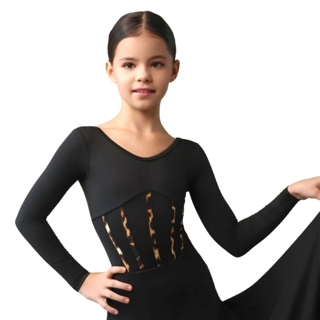 Grand Prix Daisy, body pentru fete cu mânecă lungă Grand Prix Daisy, body pentru fete cu mânecă lungă