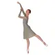 Danica, dres de balet pentru femei  - Fistic GP