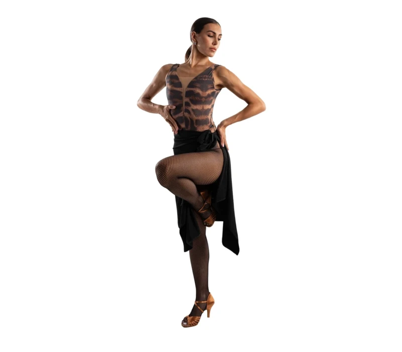 Grand Prix Gabrielle Bachatica, body de damă cu bretele late Grand Prix Gabrielle Bachatica, body de damă cu bretele late - Maro - Wild toffee GP