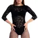 Grand Prix Karla, body de dansuri latino cu mânecă lungă
