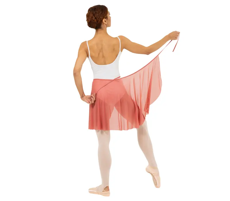 Symphony Oliveria, fustă cu cordon, lungime până la genunchi Symphony Oliveria, fustă cu cordon, lungime până la genunchi - Trandafir prăfuit - Dusty rose