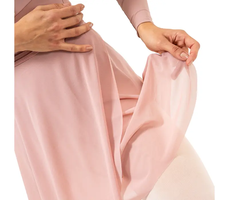 Symphony Oliveria, fustă cu cordon, lungime până la genunchi Symphony Oliveria, fustă cu cordon, lungime până la genunchi - Migdale corali GP