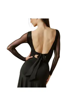 Jadore mesh, body de damă cu mâneci mulate