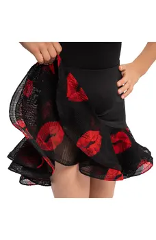 Ruby lips, fustă pentru fete cu buze sărut