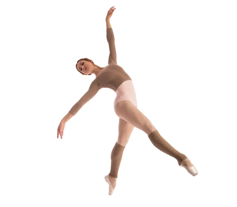 Danae, jambiere împletite cu lungimea 50 cm - Toast Intermezzo