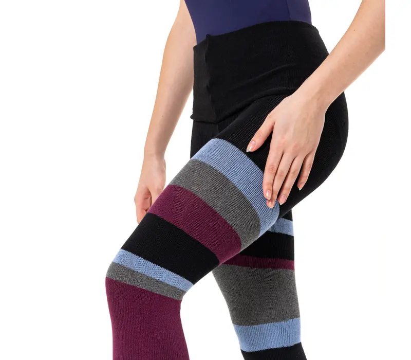 Intermezzo Panlongband, pantaloni subțiri din tricot - Negru