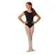 Mirella Soft mesh cap sleeve Leotard, costum de balet pentru copii