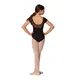 Mirella Soft mesh cap sleeve Leotard, costum de balet pentru copii