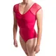 Seville strap back leotard, tricou de damă cu mâneci - Violet berry Bloch