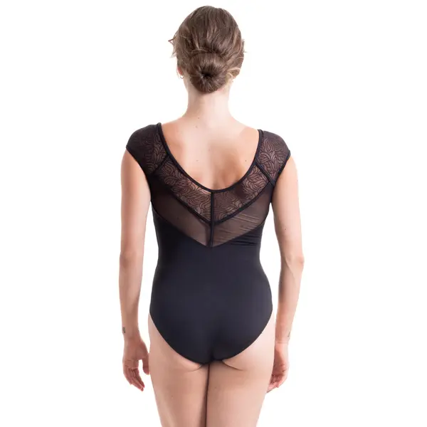 Mirella Seville strap back leotard, tricou de damă cu mâneci