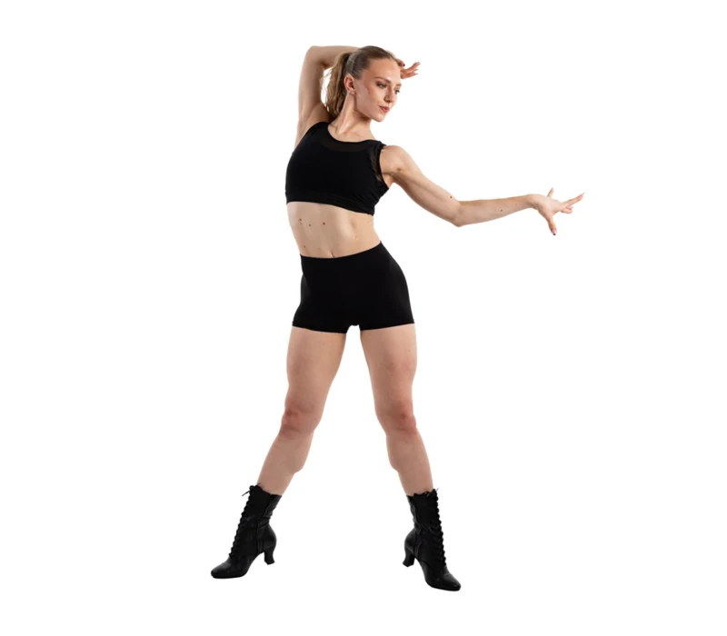 Rumpf Betty, cizme de dans din piele pentru femei Rumpf Betty, cizme de dans din piele pentru femei - Negru