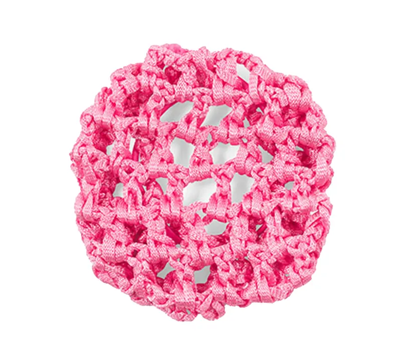 Rumpf Bun Cover, plasă colorată pentru coc - Roz - pink