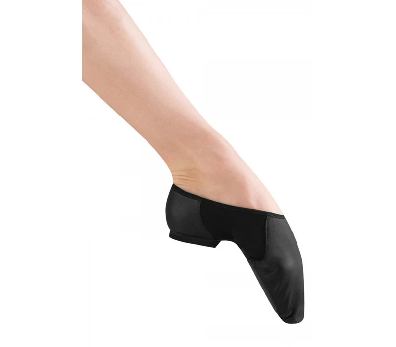 Bloch neo-flex slip on, incaltaminte de jazz pentru copii - Negru