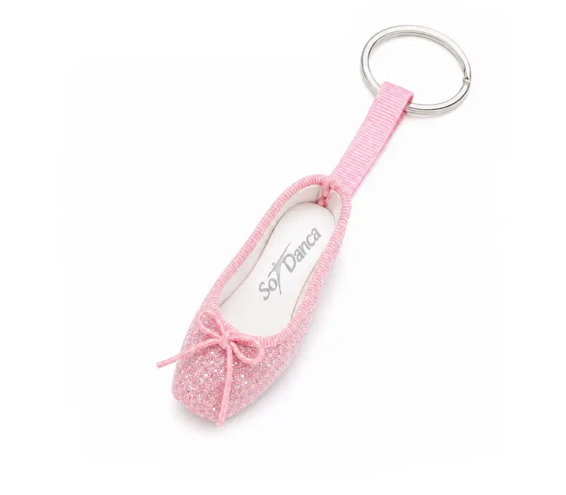 Breloc So Danca, pantof de balet sclipitor - Roz - pink