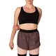 Bloch Leos velvet crop top pentru femei - Negru