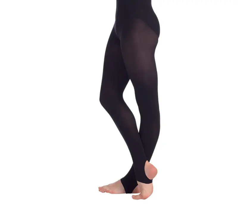 So Danca, colanți cu talpă deschisă pentru copii - Alb