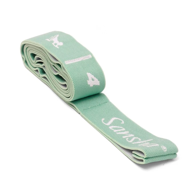 Stretching Strap, bandă elastică pentru exerciții și expansiune, verde Stretching Strap, bandă elastică pentru exerciții și expansiune, verde