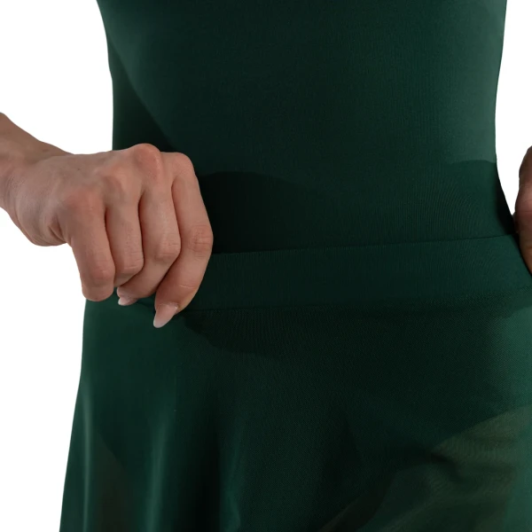 Bloch Jaye Mesh Skirt, fustă pentru femei cu talie elastică 