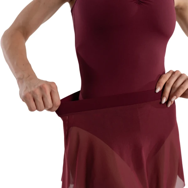 Bloch Jaye Mesh Skirt, fustă pentru femei cu talie elastică 