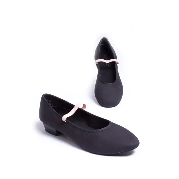 Capezio Academy character 1" heel, pantofi de caracter din pânză pentru copii