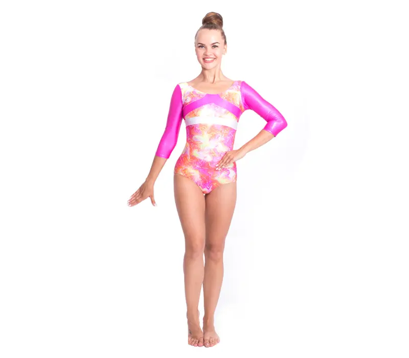 Capezio Gymnastics Arch Back,dres de gimnastică - Capezio Laser lights pink 