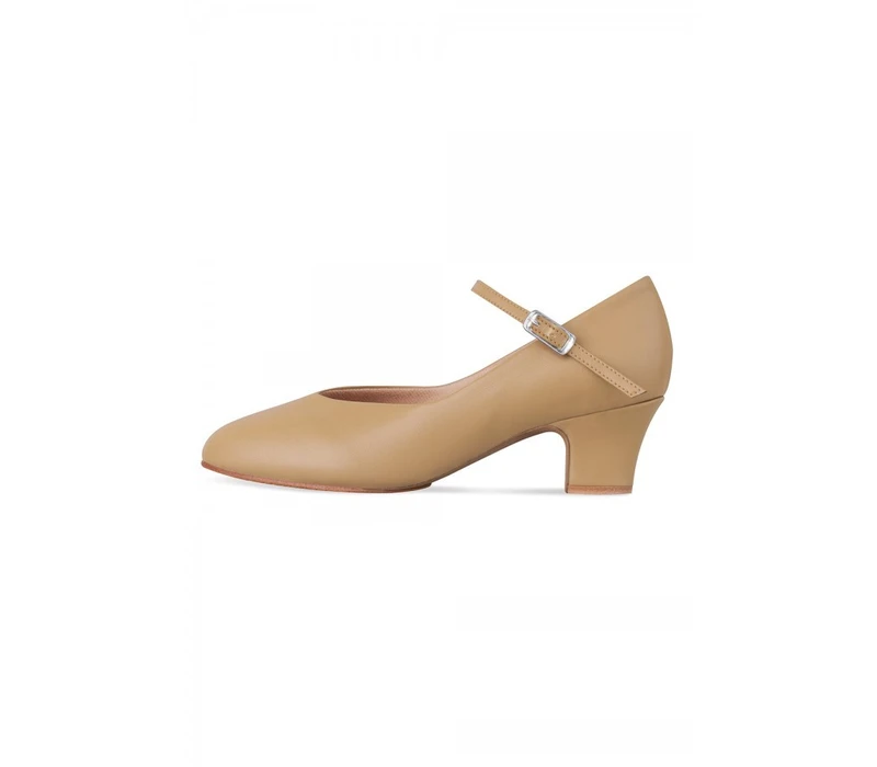 Bloch Broadway-lo, pantofi de caracter - Maro tan Bloch