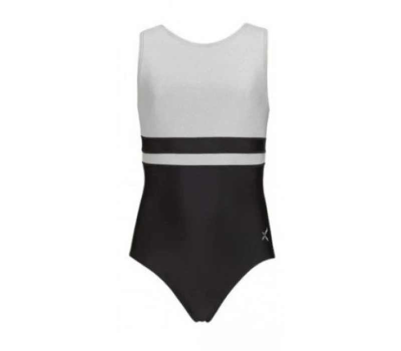 Capezio Stick the Landing Boat neck, costum de balet fara maneci - Roșu Capezio