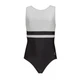 Capezio Stick the Landing Boat neck, costum de balet fara maneci - Roșu Capezio