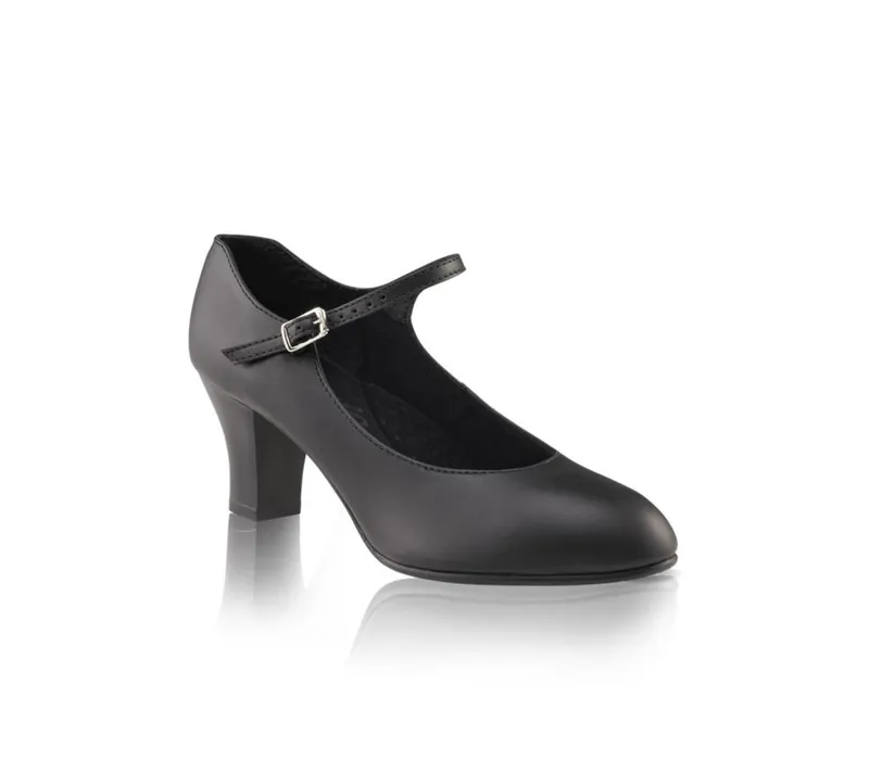 Capezio Student Footlight 2", pantofi de caracter - Negru