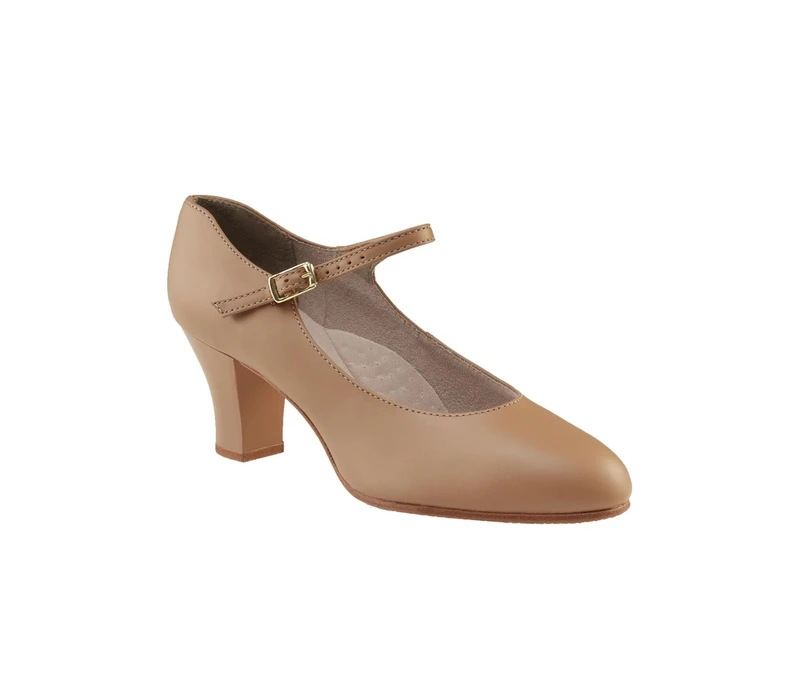 Capezio Student Footlight 2", pantofi de caracter - Caramel